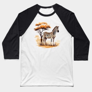 Cute zebra Baseball T-Shirt